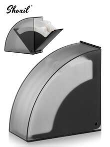 shoxil 1 个咖啡滤纸架 - 防尘储存容器，可容纳 150 个锥形过滤器 - 咖啡师级收纳盒，适用于家庭、咖啡馆和旅行