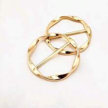 2/3/4/5/6/8 件 T 恤夹环套装 - 衬衫、围巾和帽子的时尚配饰，腰带服装配饰 - 多功能时尚配饰服装围巾优雅连衣裙角扣环