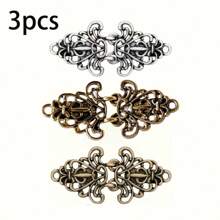 1/2/3/4 件套女士优雅复古毛衣夹套装 - 银色金属胸针，配有开衫和连衣裙扣、围巾扣、披肩别针和领夹，适用于连衣裙和针织配饰 - 彩色 - 查看 17