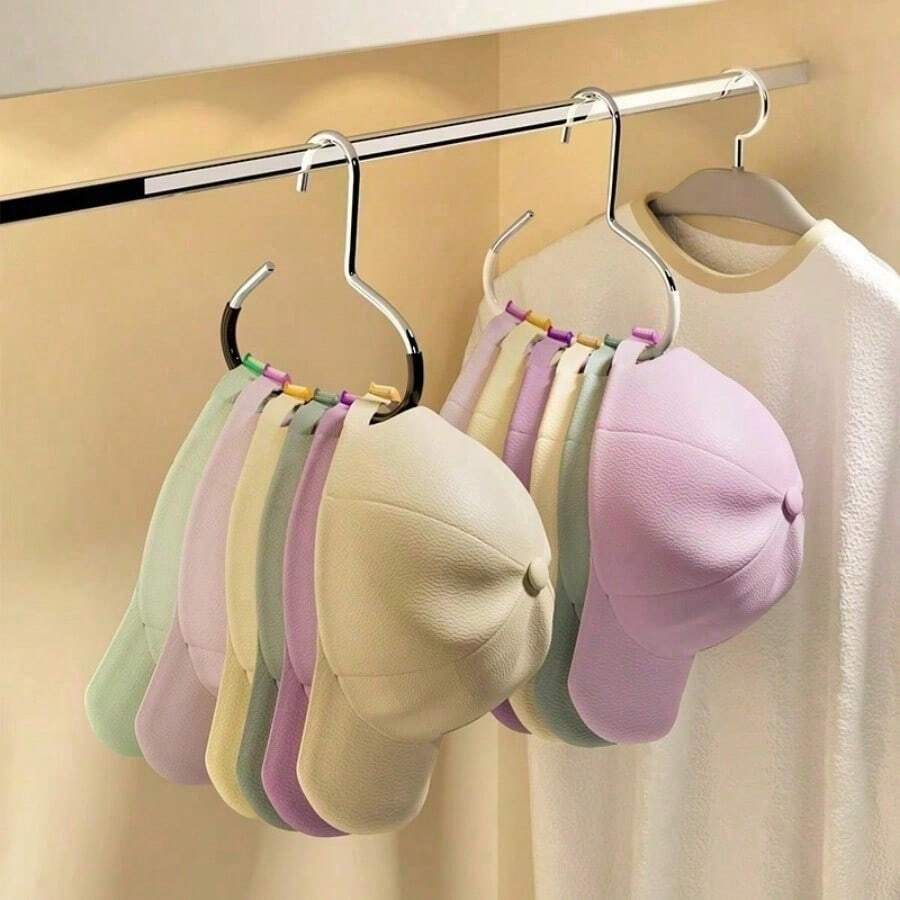 1 Pc A Hook Pocket Towel Hanger Multifunctional Kitchen Bedroom Hook Railing Hanger