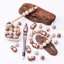 25 件 3D 树懒硅胶珠 - 可爱卡通大眼睛图案，耐用手工 DIY 钥匙扣配件，笔饰，多色硅胶人物珠，笔饰，有趣的设计，光滑的质地 - 新動物系列 - 查看 7