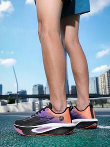 L.S.W.P 男士公路跑鞋,轻便休闲运动鞋 - 网眼材质,防滑耐用鞋底适合跑步、健身房训练 - 春季、夏季、秋季男女通用系带鞋 | 时尚运动设计 | 舒适的织物衬里 - 黑色 - 查看 8