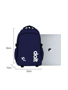 Mochilas para Estudiantes, Mochila de Viaje, Mochila Impermeable, Mochila para Laptop Mochila Portatil de14 Pulgadas, Gran Capacidad, Mochila Casual para Mujeres y Hombres - Azul - Ver 5