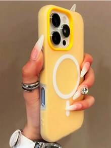 Fashion 2 IN 1 Matte Magnetic Candy Color Case Compatible With IPhone 16 15 14 13 11 12 Pro Max Plus For Magnetic Wireless Charge Cover Waterproof Shockproof Anti-Fall Scratch Resistant - Pink - View 10