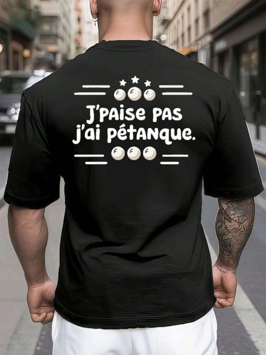 T-shirt Homme Humoristique "2 Inches Pink" - Coton 100%, Taille Régulière, Neuf Avec étiquettes