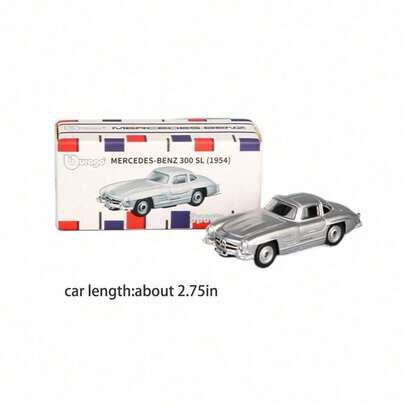 Burago 1/64 Scale Official Authorized Diecast Metal Car Model, , , , Cadillac, Chevrolet, Realistic Miniature Collectible Decoration, Gift For Men