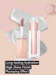 Maybelline 美寶琳豐唇唇彩 + 玻尿酸唇彩，005 花瓣色，高光澤豐唇效果，增強唇部豐盈感，持久光澤，長效保濕，提升唇形，強效光澤，長效保濕 - 001 PEARL - 查看 5