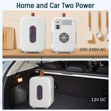 Advwin Mini Fridge Electric Cooler And Warmer For Car- 12V DC 24L Car Refrigerator With Automatic Locking Handle, Portable Car Fridge For Travel And Camping