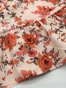 Vestidos largos con estampado de volantes y cuello halter, de Europa y Estados Unidos