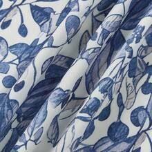 Woman Floral Puff Sleeve Maxi Dress Square Neck Ruffle Flowy Long Dresses Boho Tiered A Line Summer Sundress - 藍色 - 查看 10