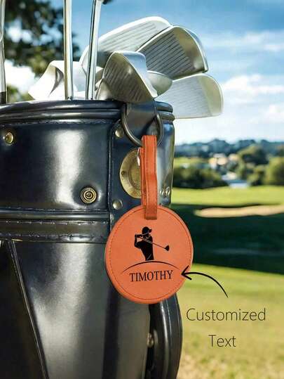 (Customized Text) Outdoor Golf Nail Skin Hanging Bag With Carvable Golf Seat, Nail Rack, Service Rack, Storage Bag Accessories, Waist Hanging Ball Seat Storage Cover