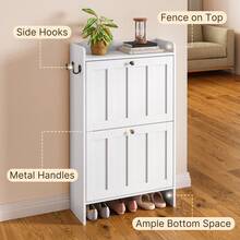 Shoe Storage Box - White - View 5