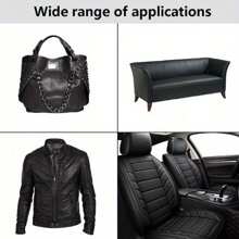 Large Size Self-Adhesive Faux Leather Repair Patch For Sofa, Car Seat, Motorcycle Seat, HeadboardLarge Faux Leather Repair Strip - Extra Wide For Sofa, Chair, Car, Motorcycle, Furniture, Bedside Table - Easy-To-Clean & Durable Synthetic Leather - DIY Upholstery, - Scratch, Tear, Cut Repair - Space-Saving Roll For Quick Fixes, Leather Repair Patch, Furniture Restoration, Textured Upholstery, Highquality Material, Furniture Restorers