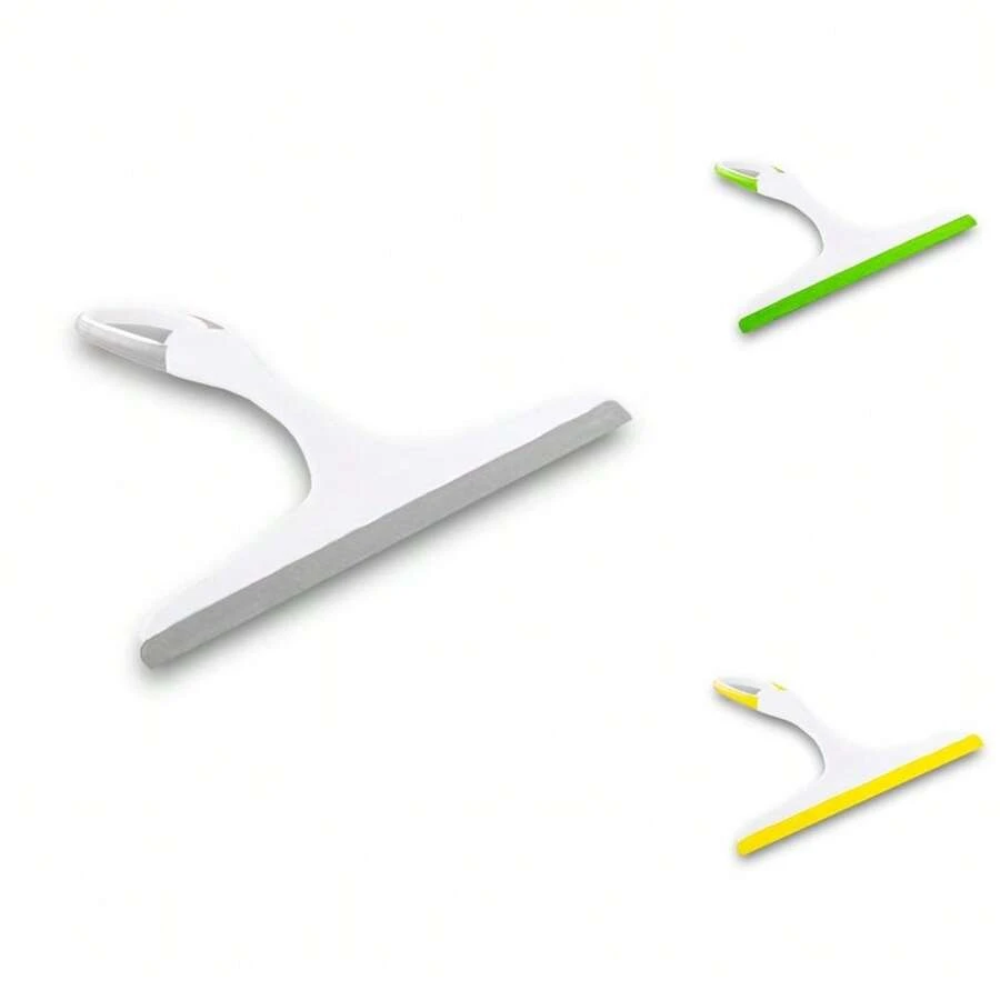 9. 5 Inch Modern Window Shower Glass Squeegee With Silicone Blade And Plastic/Rubber Handle, Colors May Vary