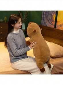1pc-Capybara Sleeping Professional Pillow Doll, Suitable For Sofa/Bedroom/Outdoor Capybara (Pillow/Cushion/Cushion). Kawaii's Doll Capybara. It's A Great Gift For A Special Friend Or Family Member During The Holidays - Multicolor - View 6