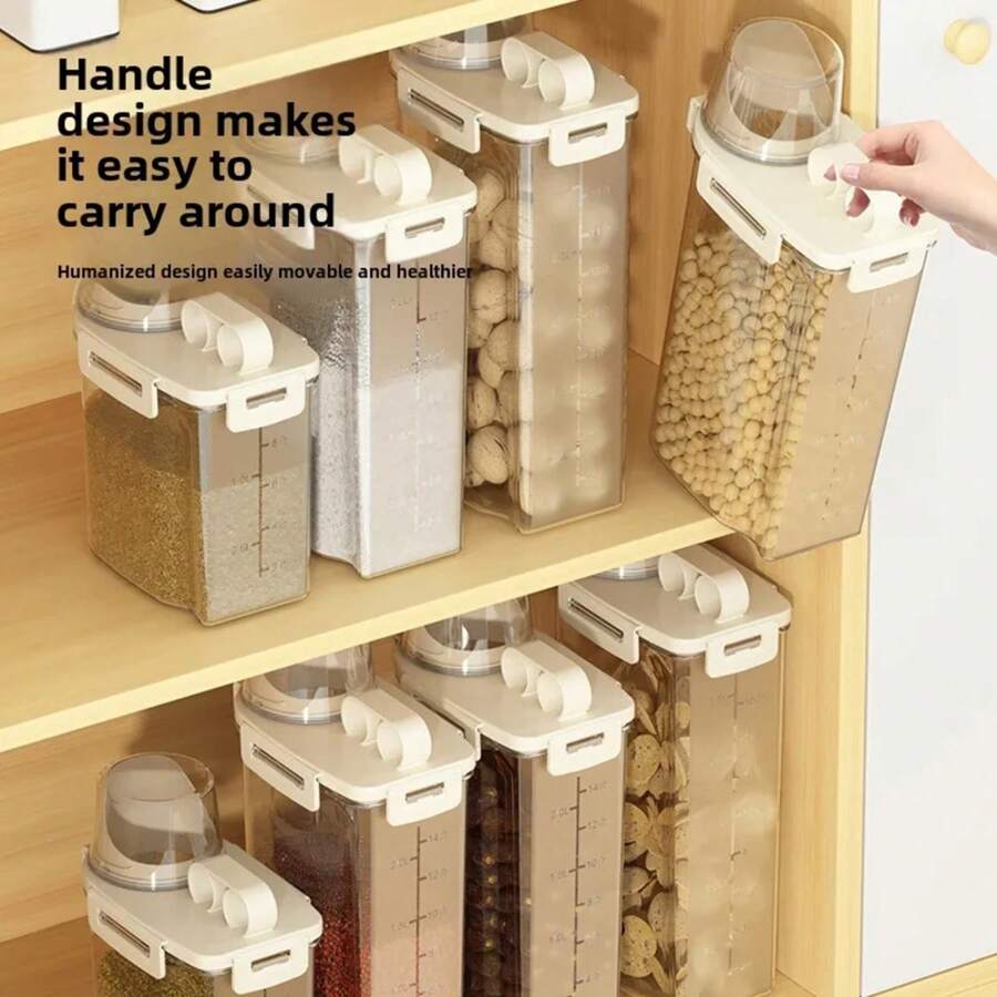 1.7L/2.5L/3L Reusable Detergent Dispenser Sealed Storage Container For Grains And Various Grain Storage