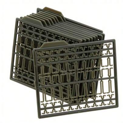 630pcs/Set Catch More Fish With Carp Fishing Accessories: Plastic Grid Type Bait Rods & Fishing Gear Supplies