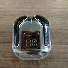 Tws Original Packaging T2 Wireless Bluetooth Headset Transparent Headphones ENC LED Power Digital Display Stereo Sound Earphones For All Smartphones 150mAh