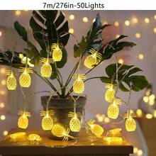 LED菠萝灯笼创意球形灯笼七彩灯笼户外场景室内氛围灯串