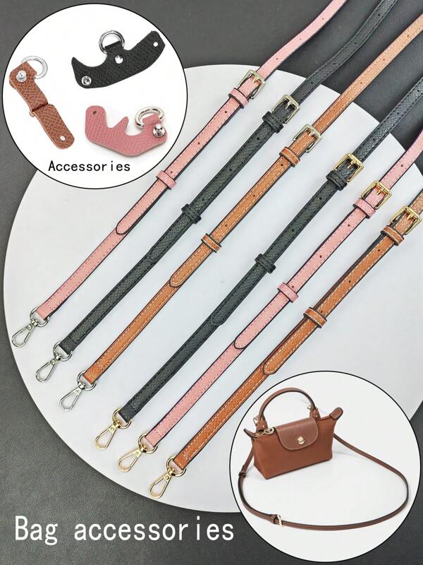 Sangle de sac à main réglable pour sac à bandoulière. Les sangles et accessoires du sac peuvent être librement changés et assortis.