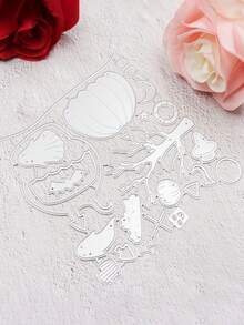 1 Packung Halloween Kürbis Haus Stil Metall Ausstecher für Geburtstag, Hochzeit, Dekoration, Scrapbooking, Papierkunst, DIY, Handwerk, Grußkarten Herstellung, Feiertags Dekoration