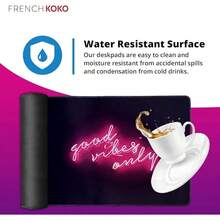 French KOKO Desk, Large Desk Pad Large Mouse Pad Cute Desk Accessories Home Office Essentials XL Desk Desk Pad Keyboard Mouse Desk Pads On Top Of Desks Computer Pink Floral Women Girls - 只感受美好 - 查看 5