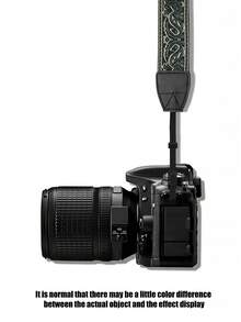 1 条 5 厘米宽刺绣编织复古相机肩带，适用于各种数码单反相机和部分无反光镜相机 - 彩色 - 查看 5