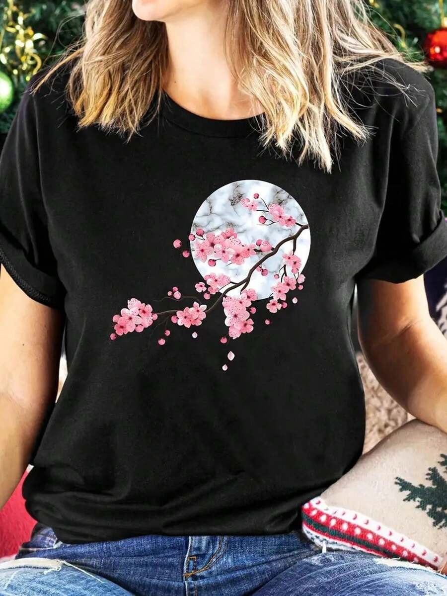 Women T-Shirts - 黑色 - 查看 1