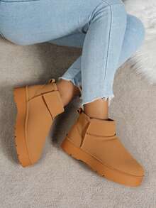 Women Ankle Boots & Booties - Camel - View 2