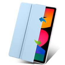 Funda plegable de 3 paneles para tableta, hecha de material acrílico de alta transparencia con ranura para bolígrafo, compatible con Xiaoxin Tab11 (2024) / Compatible con Red SE 11 pulgadas / Compatible con Red Pad Pro / iPad Air 5 / iPad generación 10 / iPad generación 11 Funda protectora / Funda protectora para tableta Xiaoxin Pad 11 2025 con soporte multifuncional - Triple transparencia - Ver 33