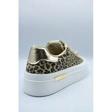 Lace Up Love Platform Trainers I38525  Platform Lace-Up Low Heel Ankle Length Regular Fit - Black - View 5