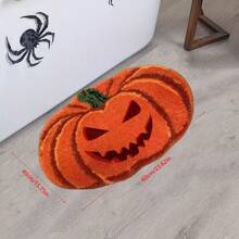 1pc Halloween Themed Decorative Carpet, Suitable For Entryways, Bathrooms, Home Decor, Holiday Decorations, Gifts Entryway Decor Bathroom Kitchen Decor Kitchen Rug