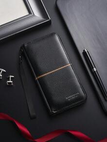 Men's Wallet, Large Capacity Multi-Card Slots Casual Phone Pouch Coin Purse Handbag - Multicolor - View 12