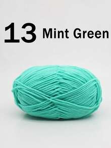 1/2pcs 5-Ply Mixed Milky Acrylic Yarn, 50g/Pc, 100% Acrylic Soft Yarn, Medium Coarse Milk Yarn - Perfect For Hand Knitting, Hand Weaving, DIY Crafts, Knitting, And Crochet, Soft & Versatile, Used For DIY Crocheting And Knitting Bags