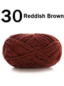 1/2 piezas de hilo de terciopelo suave, 50g/pieza, 60m/pieza, hilo grueso de punto medio hecho a mano DIY, hilo Popsicle, hilo de poliéster grueso y suave, adecuado para manualidades DIY, adecuado para tejer y ganchillo de bufandas, sombreros, zapatos, bolsos, cojines, muñecas, mantas, pantuflas