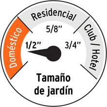 10X1 2RE 1 Manguera Reforzada de 2 Pulgadas de 3 Capas 10m Conexión de Plástico - Manguera + Aspersor ASP-8 - Ver 1