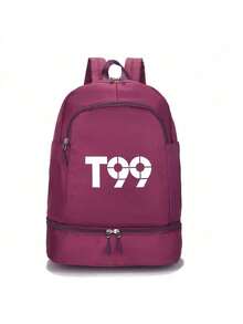 Large Capacity Backpack Sports Bag - 玫瑰 - 查看 3