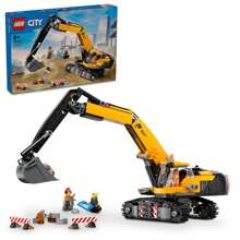 LEGO 60420 Baukran Spielzeug - Baufahrzeuge für Jungen & Mädchen, ab 8 Jahren - Funktionaler Kinderbau-Lkw mit Minifiguren - Geschenke für Geburtstage & Feiertage