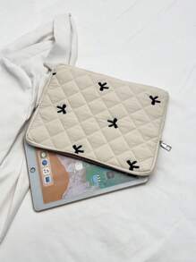 Multi-Size Laptop Bag With Bow, Laptop Sleeve Protective Case Fits 13 13.3 14 15 16 Inch Laptop, Notebook, Chromebook, Suitable For Women, Great Gift For Teachers, Backpack, College, Back To School, Classroom And Laptop Sleeve