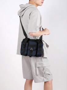 新款男士旅行背包户外休闲雨伞水壶包多功能大容量单肩斜挎包