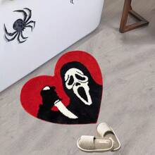 1pc Halloween Themed Decorative Carpet, Suitable For Entryways, Bathrooms, Home Decor, Holiday Decorations, Gifts Entryway Decor Bathroom Kitchen Decor Kitchen Rug