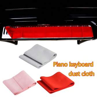 1ชิ้น ผ้าคลุมคียบอร์ดเปียโน 88 คีย์ ผ้าคลุมฝุ่น สำหรับเครื่องดนตรีคีย์บอร์ด เปียโนไฟฟ้า อุปกรณ์เสริม