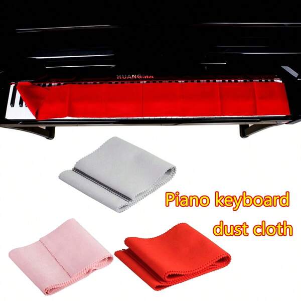 1 Stück 88-Tasten Klaviatur Staubschutzabdeckung Tuch für Keyboard Musikinstrument Elektrisches Klavier Zubehör