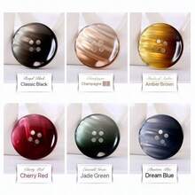 20 Pieces Of 48-Color Gradient Four-Hole Resin Buttons, With Button Sizes Ranging From 0.43 Inches To 0.98 Inches, Suitable For DIY Sewing, Clothing, Shirts, Jackets, Windbreaker Buttons, As Well As Handicrafts For Making Clothing Buttons - Multicolor - View 7