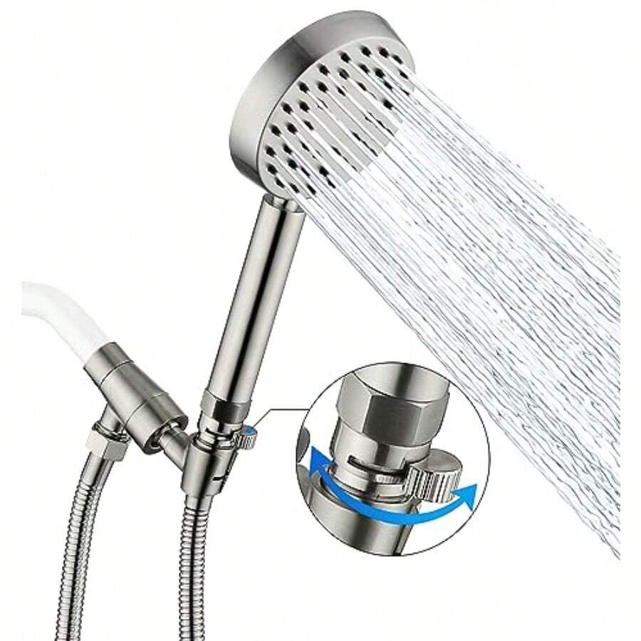 Handheld Showerheads - GebürsteterNickel - View 1