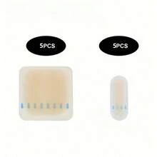 20 Curativos adesivos de gel hidrocoloide para bolhas, para cuidados com os calcanhares - Adesivos antidesgaste, adesivos para pedicure, ferramentas para cuidados com os pés, curativo para bolhas nos pés - Amarelo - Ver 8