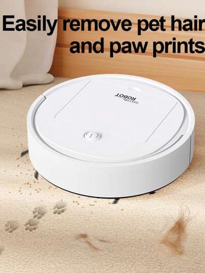 In Robot Stofzuiger Cleaner Mop Combo, USB Rechargeable, Strong Suction, 60 Mins Runtime, Slim Quiet Pet Hair, Hard Floors Cleaning, Auto Direction Mop, Hair Rechargeable view 2