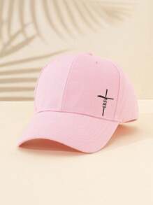 1 Piece Men Blessing Baseball Cap, Outdoor Casual Style All-Season Curved Brim Golf Hat, Hard-Top Fashionable Golf Hat, Adjustable Size, Suitable For Daily Matching, Holiday Gift