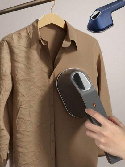 OBOVAY 30 Saniyede Kırışıklık Giderici El Tipi Ütü, Ev Tipi Mini Elektrikli Buharlı Ütü, 3 Sıcaklık Ayarı, Taşınabilir ve Katlanabilir, Seyahat İçin İdeal