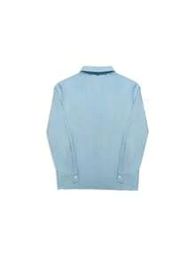 Men's Vintage Style Solid Color Casual Business Commute Slim Fit Long Sleeve Single-Breasted Shirt, Suitable For Spring And Autumn, Great Gift For Boyfriend, Fall - Cadet Blue - View 3